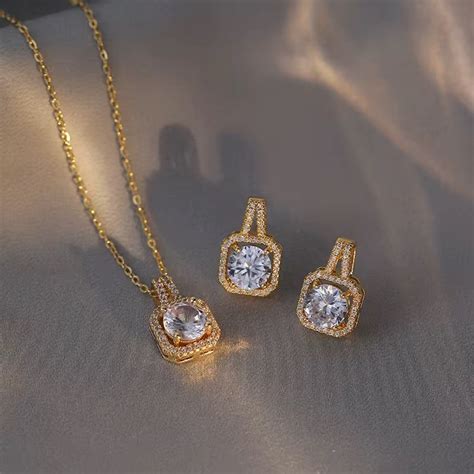 Zemira 18K Gold Plated Jewellery Set – Terrana