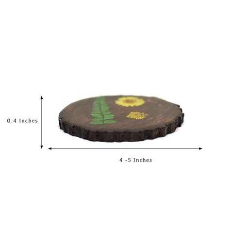 Conflicting Dingle Dried Flower Coaster