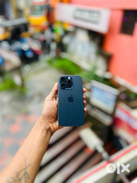iphone 15 pro 128 GB 81% Bh Neat Condition box piece ( Blue Titanium ...