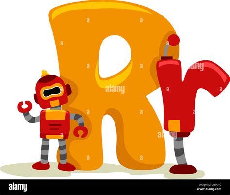 Illustration Featuring the Letter R Stock Photo - Alamy