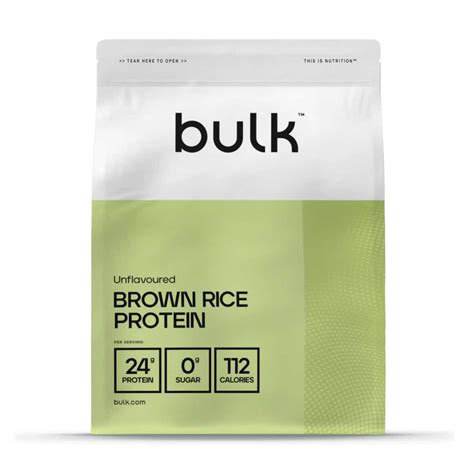 Brown Rice Protein | 24g Protein, No Sugar | Bulk™