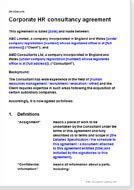 Consultancy agreements | Professional contracts for consultants