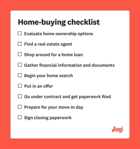 The Best Home-Buying Checklist | Angi