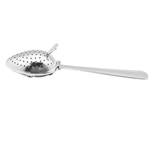 Buy Yarnow Tea Filter Long Grip Stainless Steel Tea Strainer Spoon Pine ...