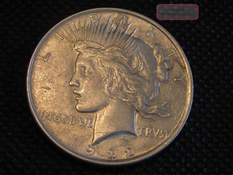 1922 Silver Us Peace Dollar - 101a/101b