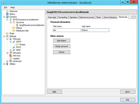 Image result for hMailServer Localhost Config