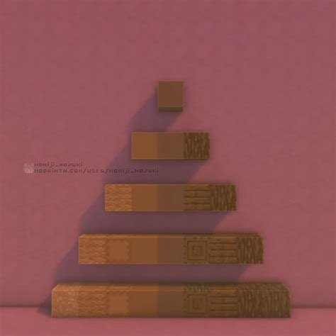 Gradient from light brown to dark brown in Minecraft | Minecraft ...