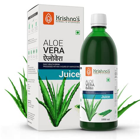 Buy Pure Aloe Vera Juice Online – Krishna's Herbal & Ayurveda