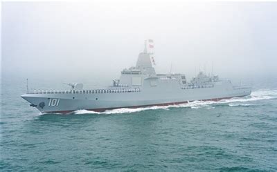 055大驱首舰南昌舰入列 中国海军迎来第四代驱逐舰_手机新浪网