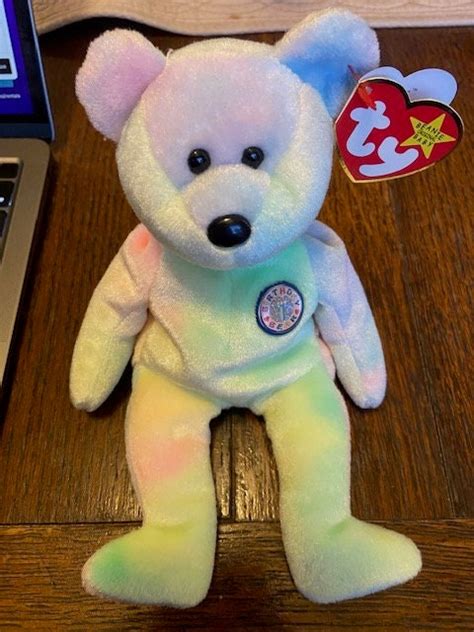 Beanie Baby Birthday Bear, Rare - Etsy