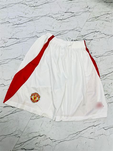 Premium first quality Manchester united Red Line Shorts P601 - Ms Retr ...