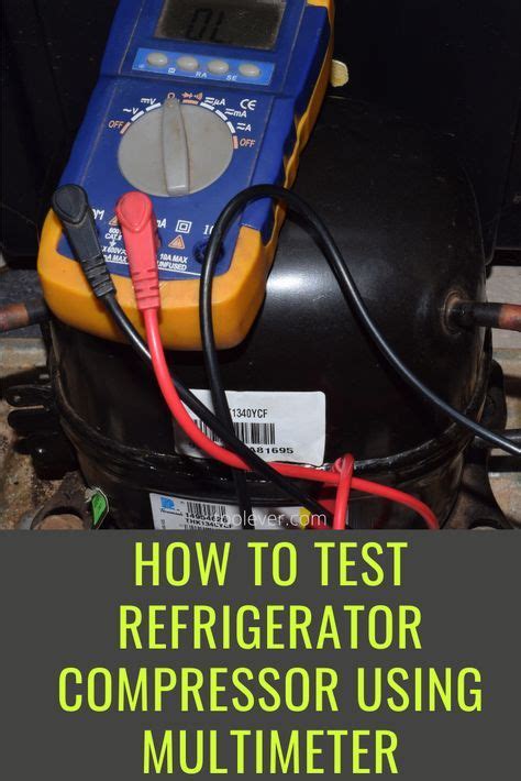 Checking Refrigerator Compressor Continuity 的图像结果