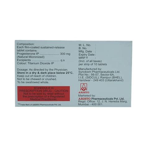 Profine Sr 300 MG Tablet (10): Uses, Side Effects, Price & Dosage ...