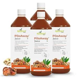 Buy Ayumcure PiloAway Juice 1L | Ayurvedic Herbal Piles Care Juice ...