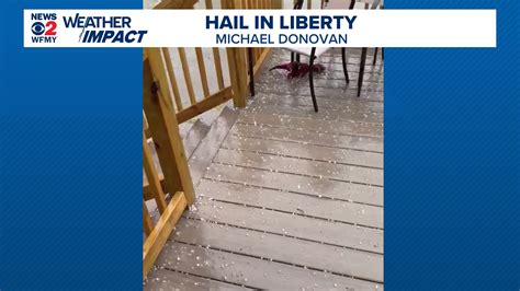 Randolph County hit by ping-pong-sized hailstorm | wfmynews2.com