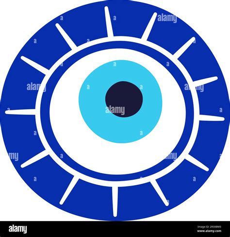 Evil eye talisman icon. Turkish or greek eye symbol. Greece ethnic ...