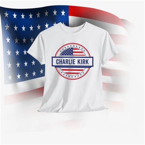 Charlie Kirk America Flag Shirts