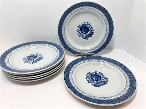 Royal Copenhagen Plates, Tranquebar Blue, Blue Rose Pattern, Royal ...