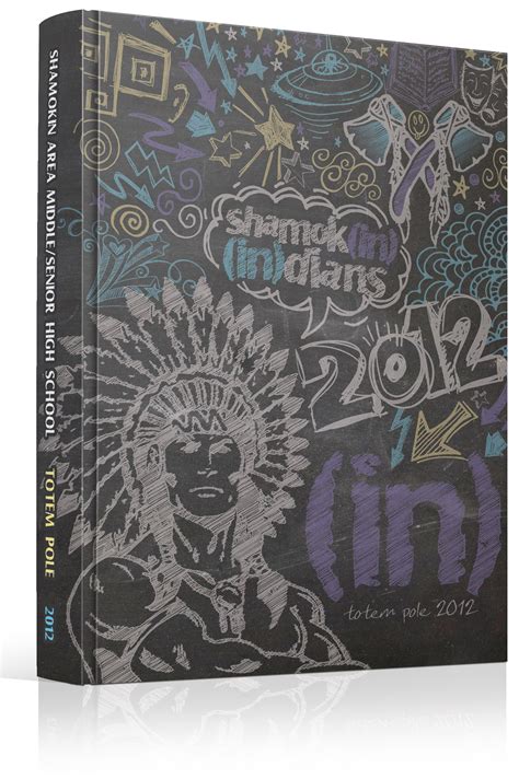 Yearbook Cover - Shamokin Area High School - “Shamok(in)” - Draw, Drawing, Doodle, Doodles ...