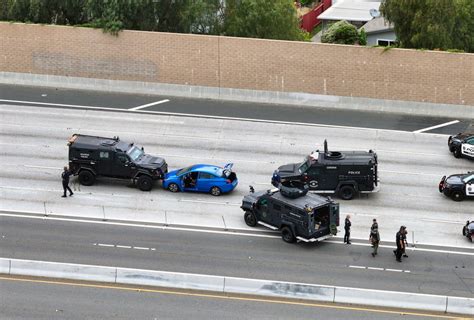 Standoff on 91 Freeway in Anaheim Hills ends after suspect kills ...