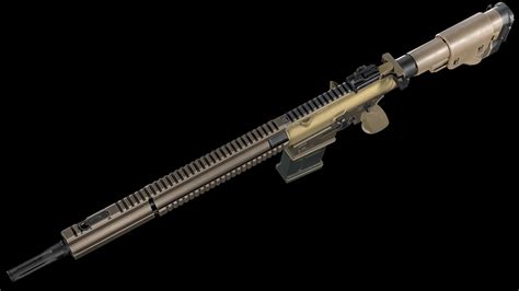 3D model Modular Sniper Rifle HK G28 standart VR / AR / low-poly | CGTrader