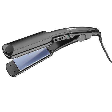 Conair Instant Heat 2-inch Ceramic Flat Iron; Black (packaging and ...