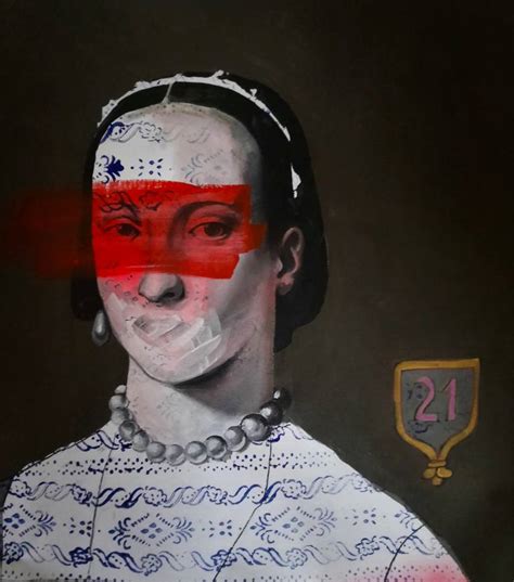Girl with pearls Painting by Romy Van Rijckevorsel | Saatchi Art