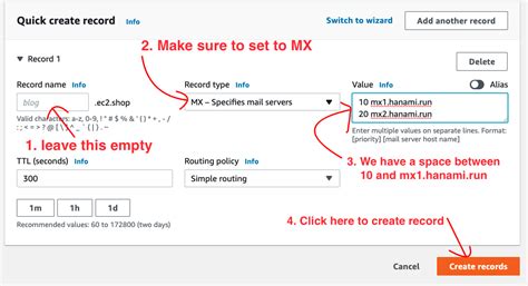 AWS Route53 Email Forwarding