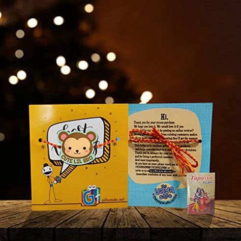TheYaYaCafe Family Rakhi for Brother Combo Set of 2 Printed Cute Little ...