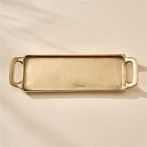 Buy Hoovu Nola Metal Decorative Tray - Large from Home Centre at just ...