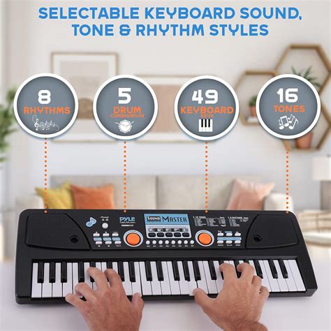 Pyle Electric Keyboard Piano 49 Keys - Portable India | Ubuy