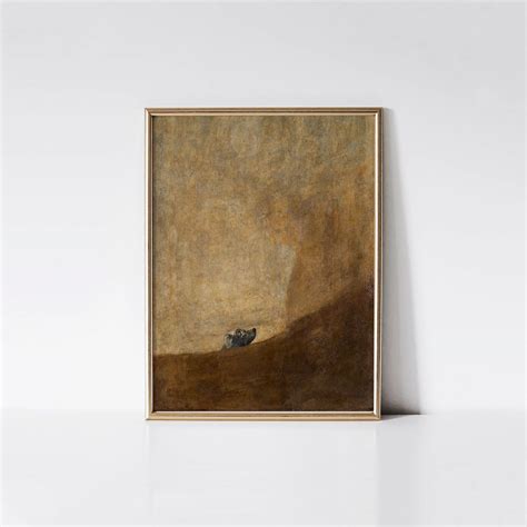 The Dog, El Perro, Francisco Goya Print, Vintage Dog Print, Goya Dog ...