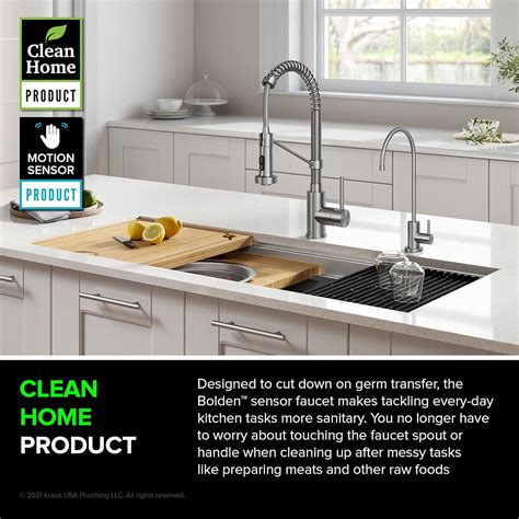 KRAUS Bolden Touchless Sensor Commercial Style India | Ubuy