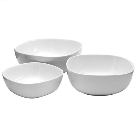 Denmark Tools for Cooks 3-Piece White Stoneware Dinnerware TTU-Q1237-EC ...