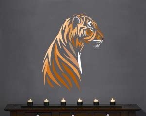 Impression Wall 53 cm Lion Self Adhesive Sticker Price in India - Buy ...