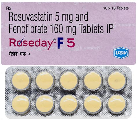 Roseday F 5 Tablet 10: Uses, Side Effects, Price & Substitutes
