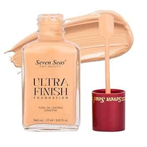 Buy Seven Seas Total Oil Control Long Stay Ultra Finish Foundation ...