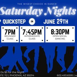 Saturday Night Social Dance and Quickstep Group Lessons at 7pm in ...