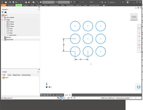 Rectangular Pattern Tool in Autodesk 的图像结果