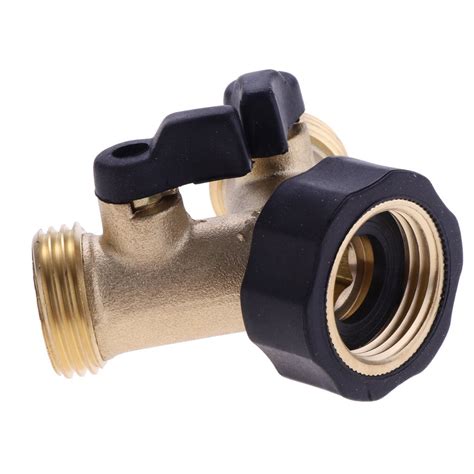 AmWISH 3/4'' 2 Way Double Garden Twin Tap Hose Pipe Splitter Faucet ...