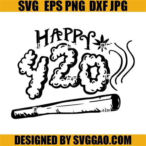 Happy 420 Weed Day SVG, 420 Cannabis SVG, 420 Marijuana SVG - SVGGAO