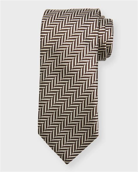 TOM FORD Men's Polka Dot Silk Tie | Neiman Marcus