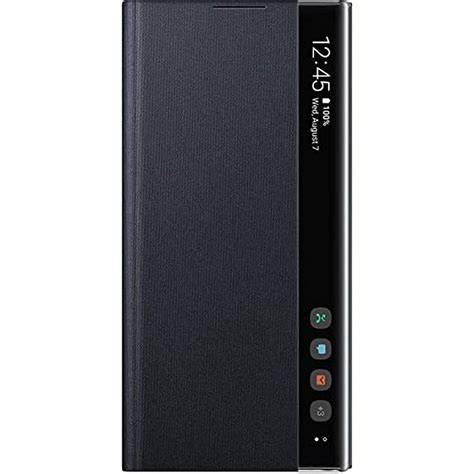 Buy Samsung Original Galaxy Note 10+ Clear View Cover Case - Black - 6. ...