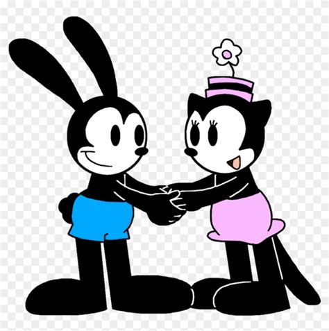 Oswald The Lucky Rabbit Clipart Svg - Cartoon - Free Transparent PNG ...