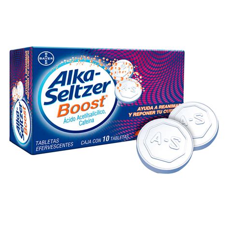 ALKA SELTZER BOOST CON 10 TABLETAS EFERVESCENTES – FARMACIA CALDERON