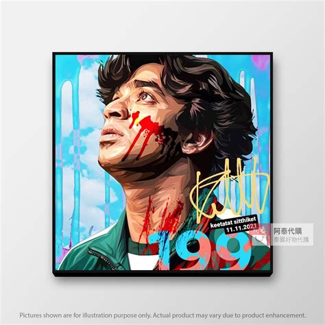 Player 199, Ali Abdul, Squid Game Pop Art 掛畫