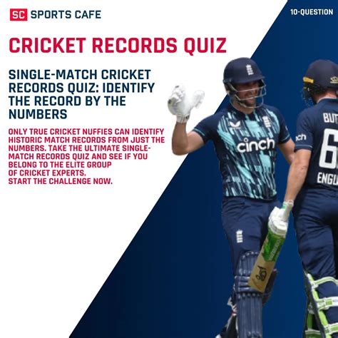 Cricket Records Quiz: Identify the Biggest Single-Match Records