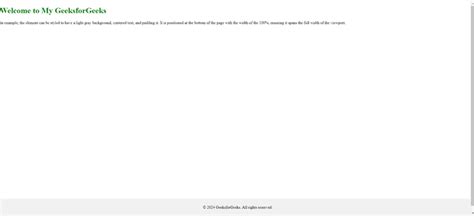 Image result for HTML5 Footer Examples