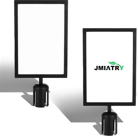 JMIATRY 2 Packs Stanchion Sign Holder Insert 8.5 x India | Ubuy