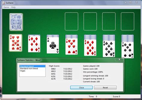Image result for Windows 7 Solitaire